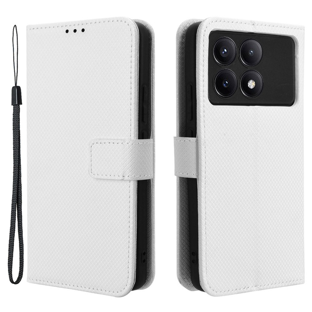 Csuklótáska a Xiaomi Poco X6 Pro 5G készülékhez - fehér