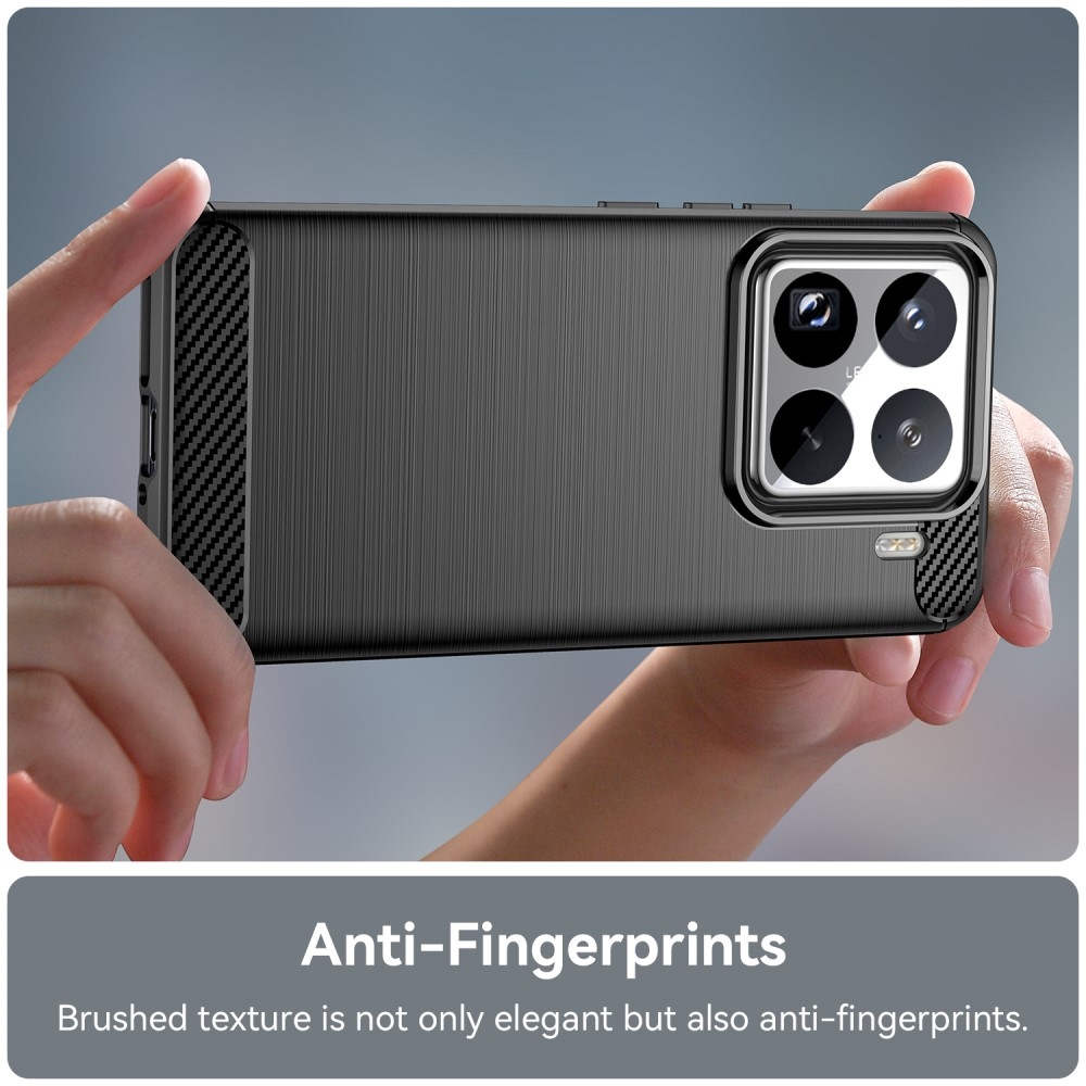 Szénálló zselés tok Xiaomi 15 Pro-hoz - fekete