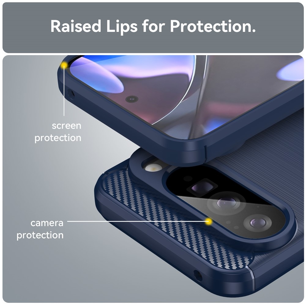 Szénálló zselés tok a Google Pixel 10 Pro XL számára - kék