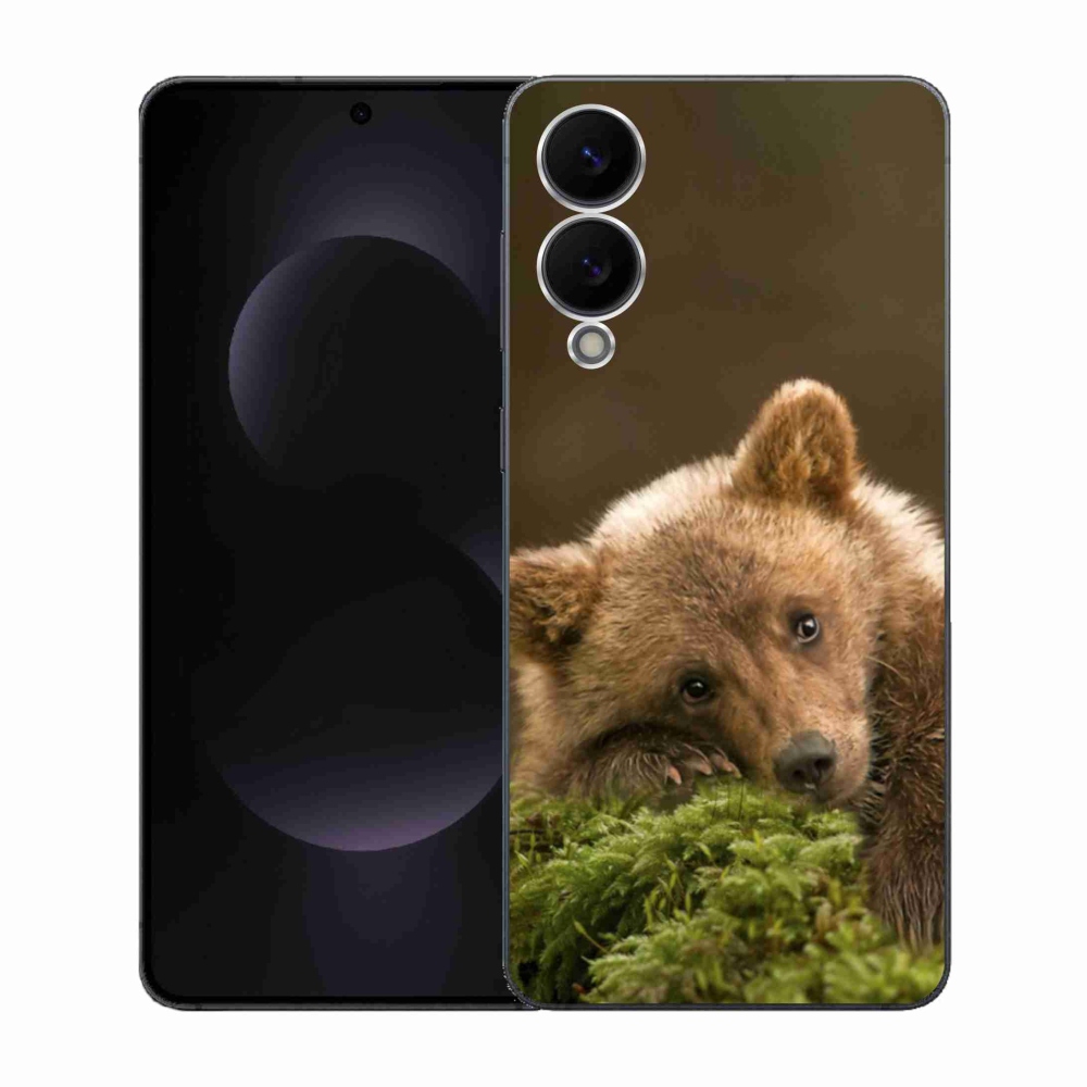 Gél borítás mmCase Samsung Galaxy S25 Edge készülékhez - medve