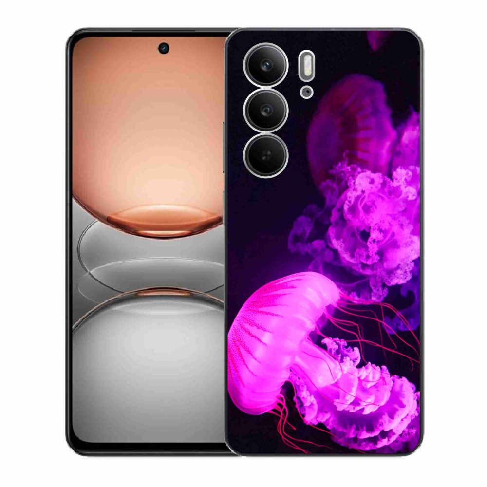 Zselés borító mmCase a Realme C75 készülékhez - medúza 1