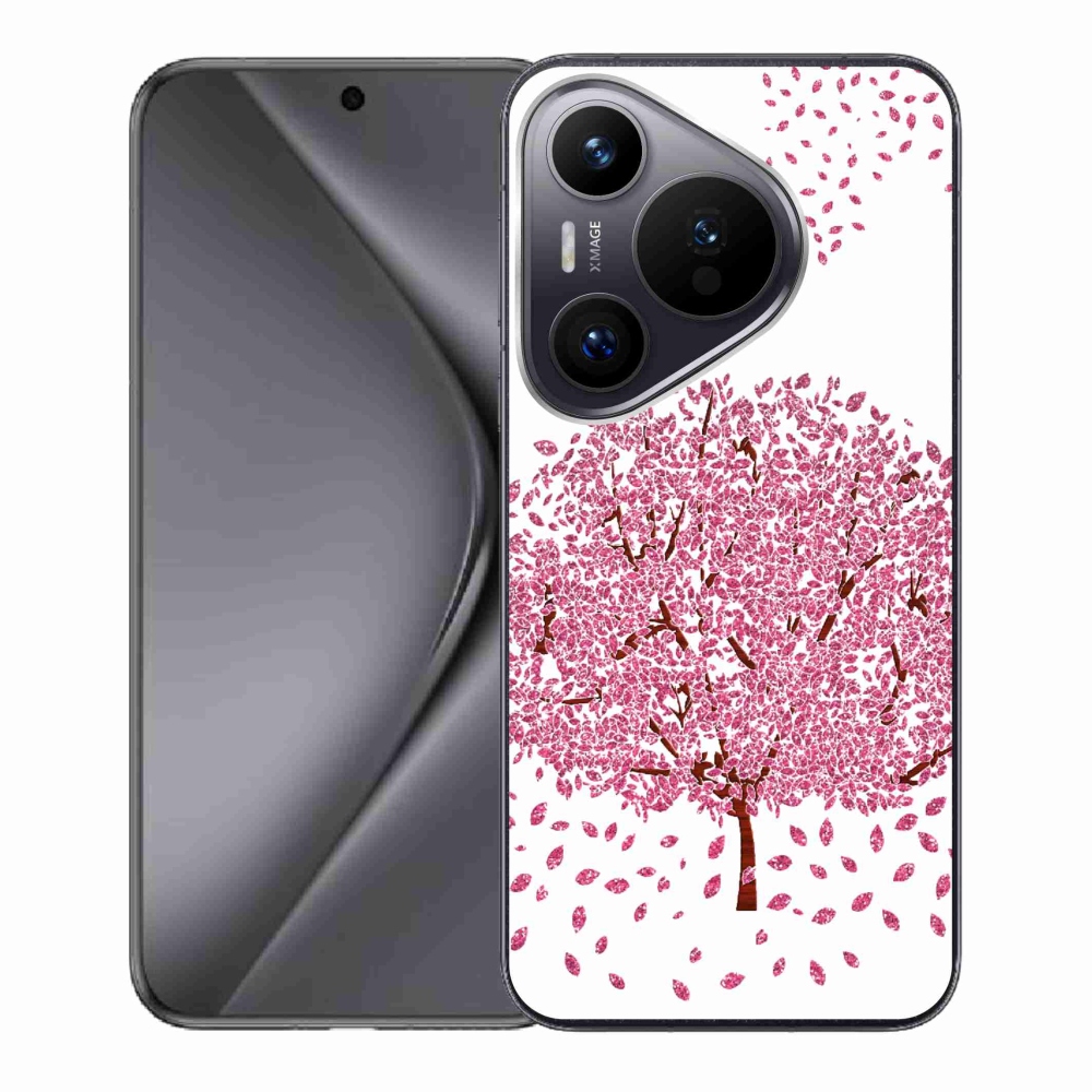 Gél borító mmCase a Huawei Pura 70 készülékhez - rajzfilmfa levelekkel