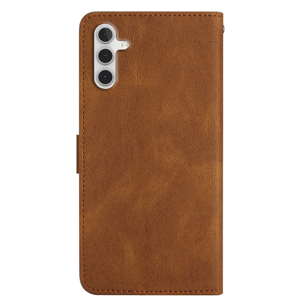 Line book tok Samsung Galaxy S25 FE készülékhez - barna