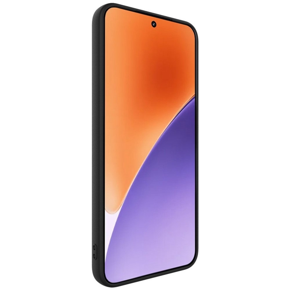 IMK matt zselés tok Xiaomi 15-öshöz - fekete