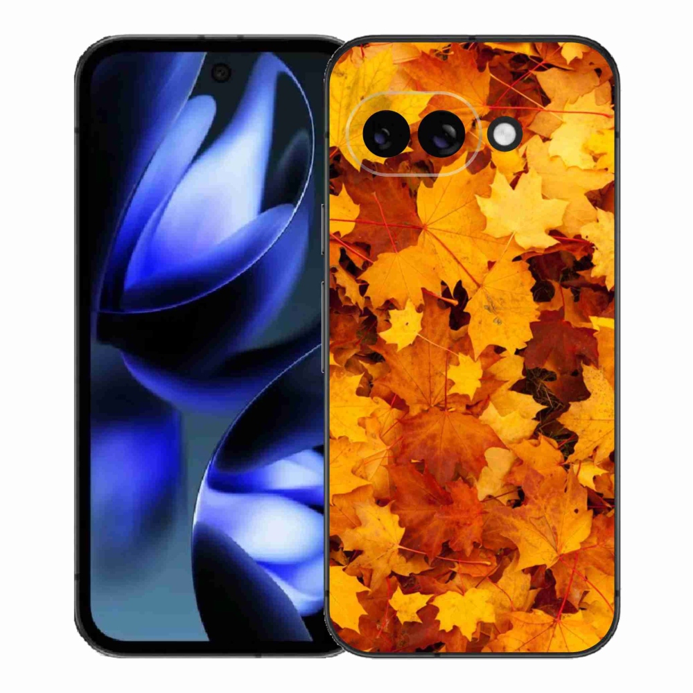 Gél borítás mmCase a Google Pixel 9a számára - juharlevelek