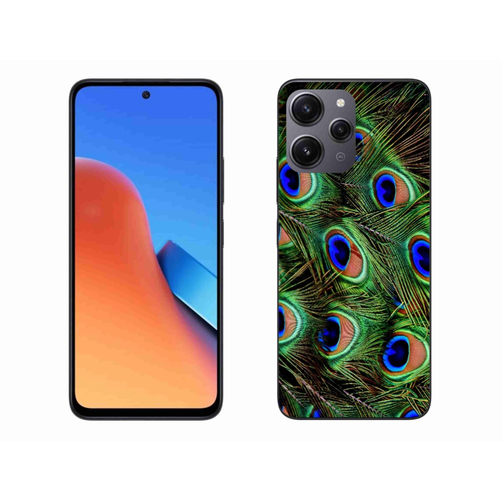 Gél borítás mmCase a Xiaomi Redmi 12-hez - pávatoll