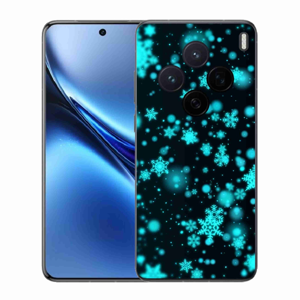 Zselés borítás mmCase a Vivo X200 5G készülékhez - hópelyhek 1