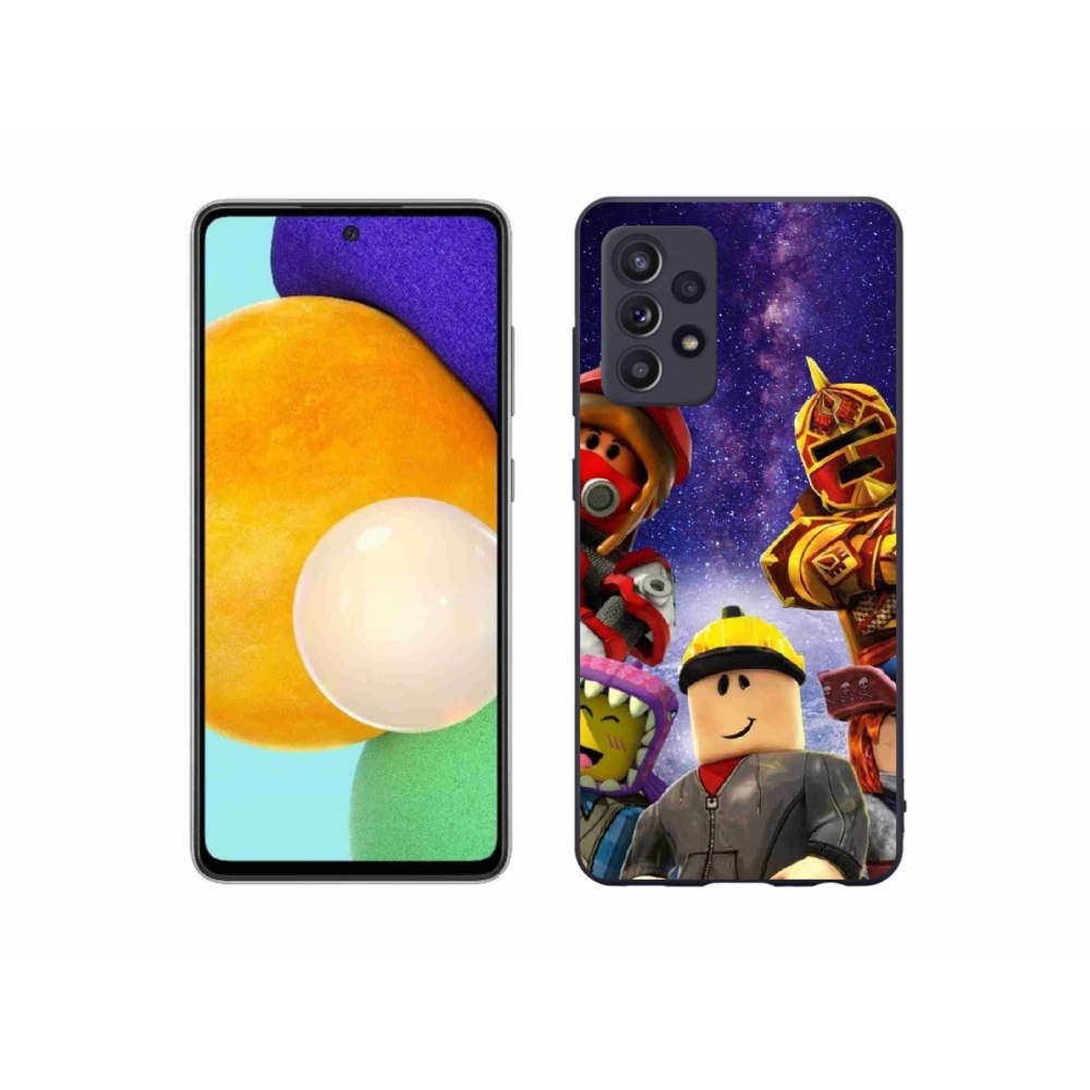 Zselés borítás mmCase Samsung Galaxy A52/A52 5G készülékhez - roblox 3