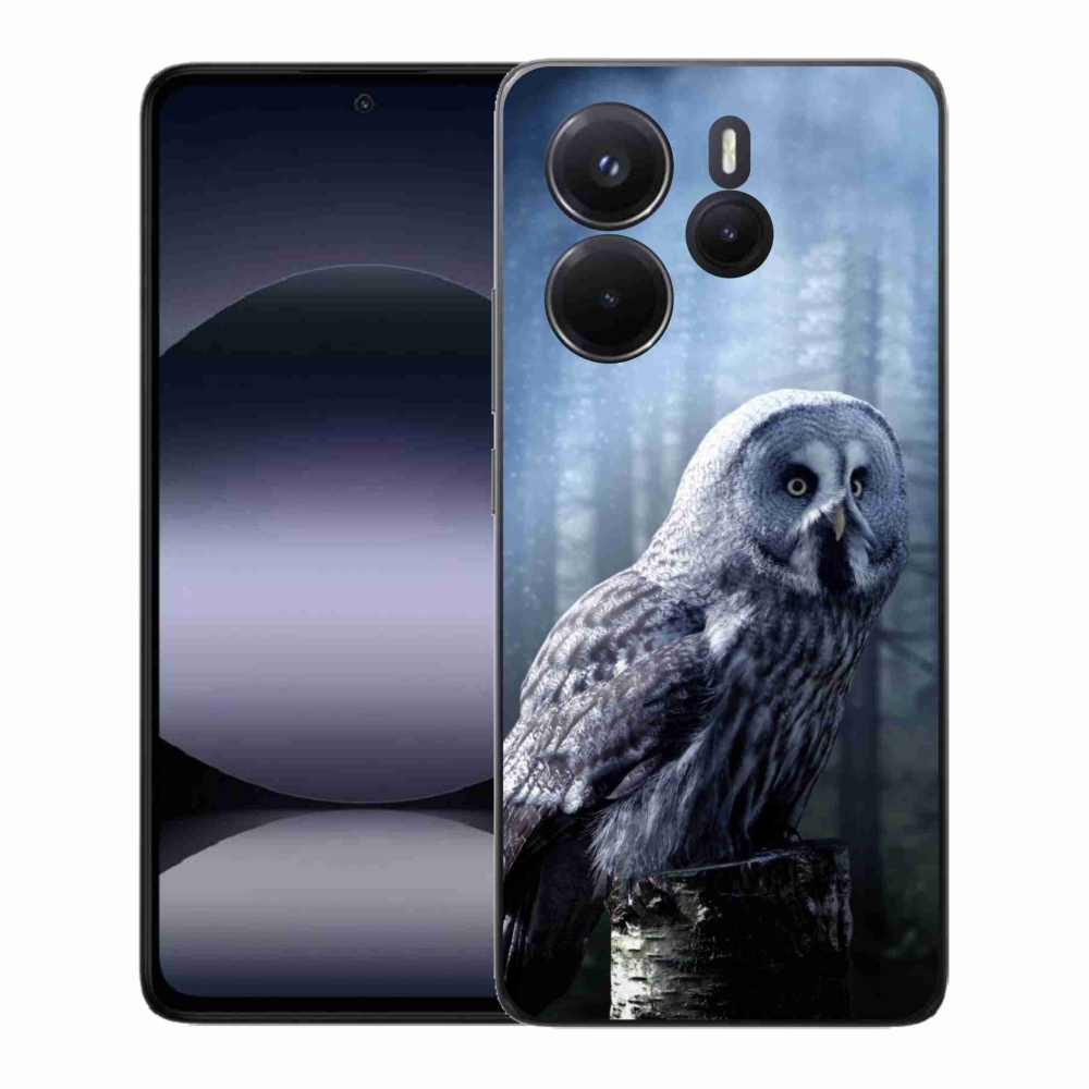 Gél borítás mmCase a Xiaomi Redmi Note 14-hez - bagoly