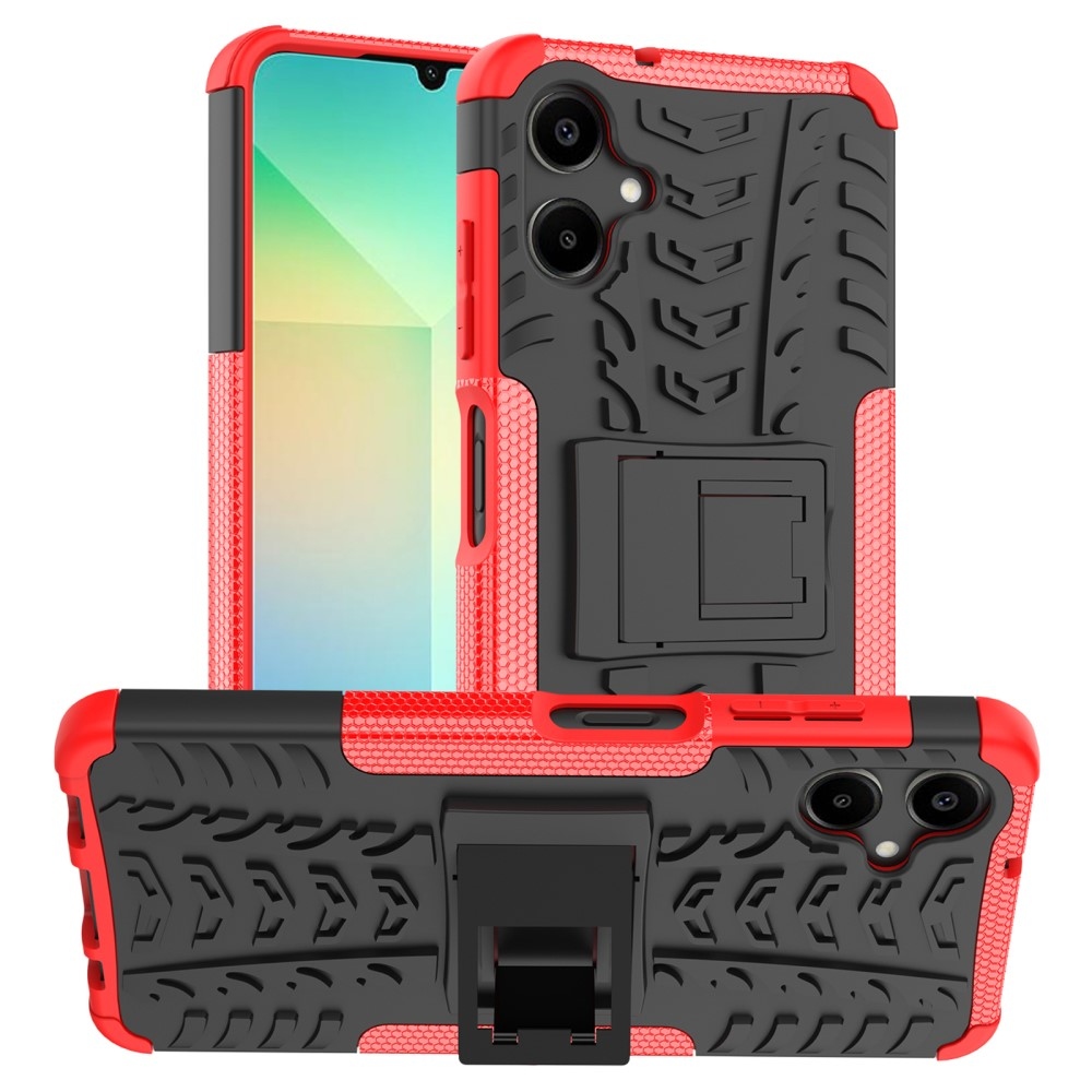 Rúgásálló borítás Samsung Galaxy A06 4G készülékhez - piros