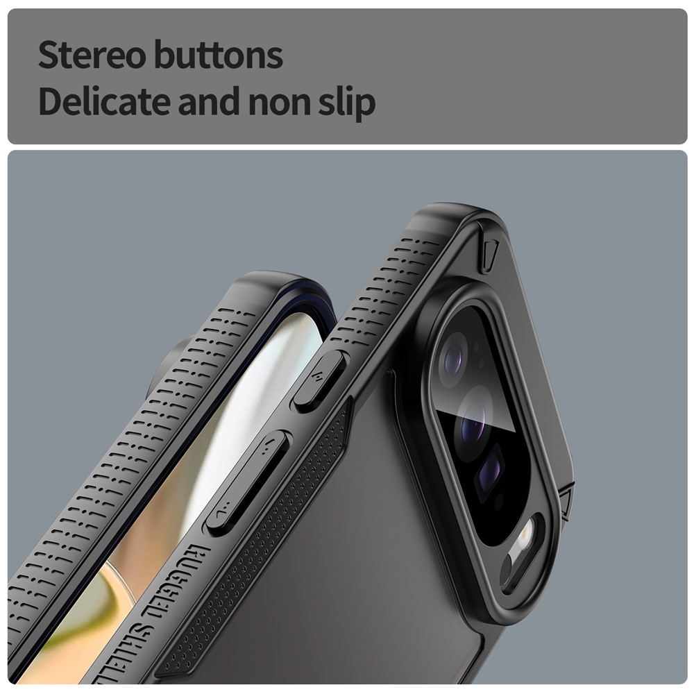 Fagyasztott tartós borítás a Google Pixel 10 Pro XL-hez - fekete