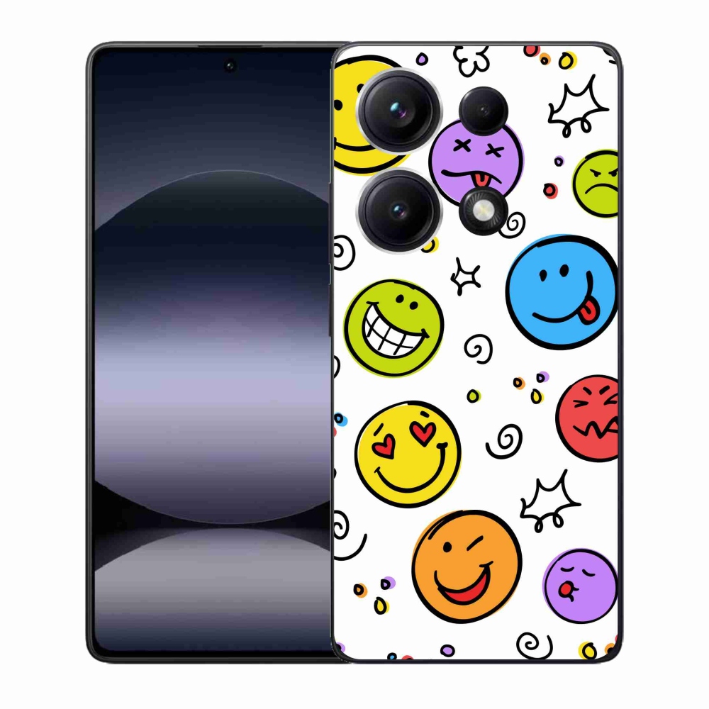Gél borító mmCase a Xiaomi Redmi Note 14S-hez - smiley-k