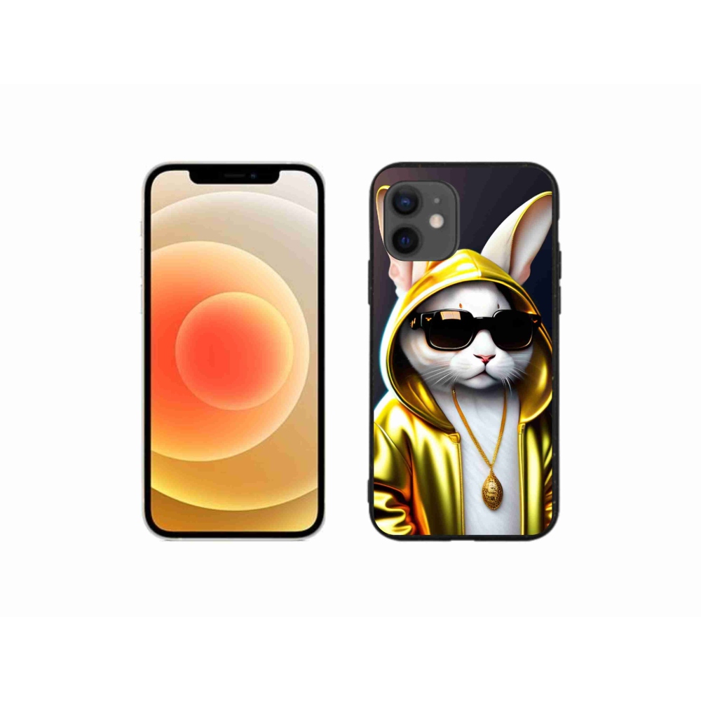 Zselés borítás mmCase iPhone 12 mini készülékhez - cat boss