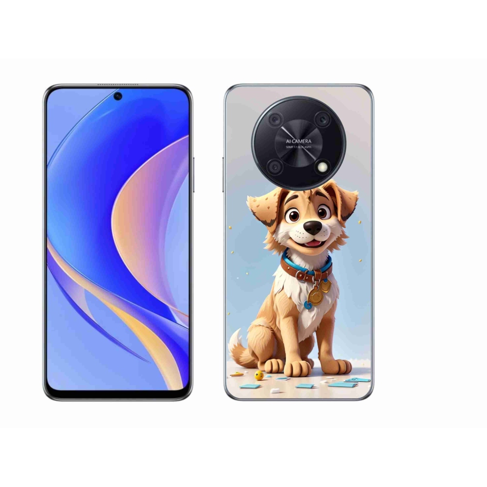Gél borító mmCase a Huawei Nova Y90 készülékhez - rajzfilm kölyökkutyus