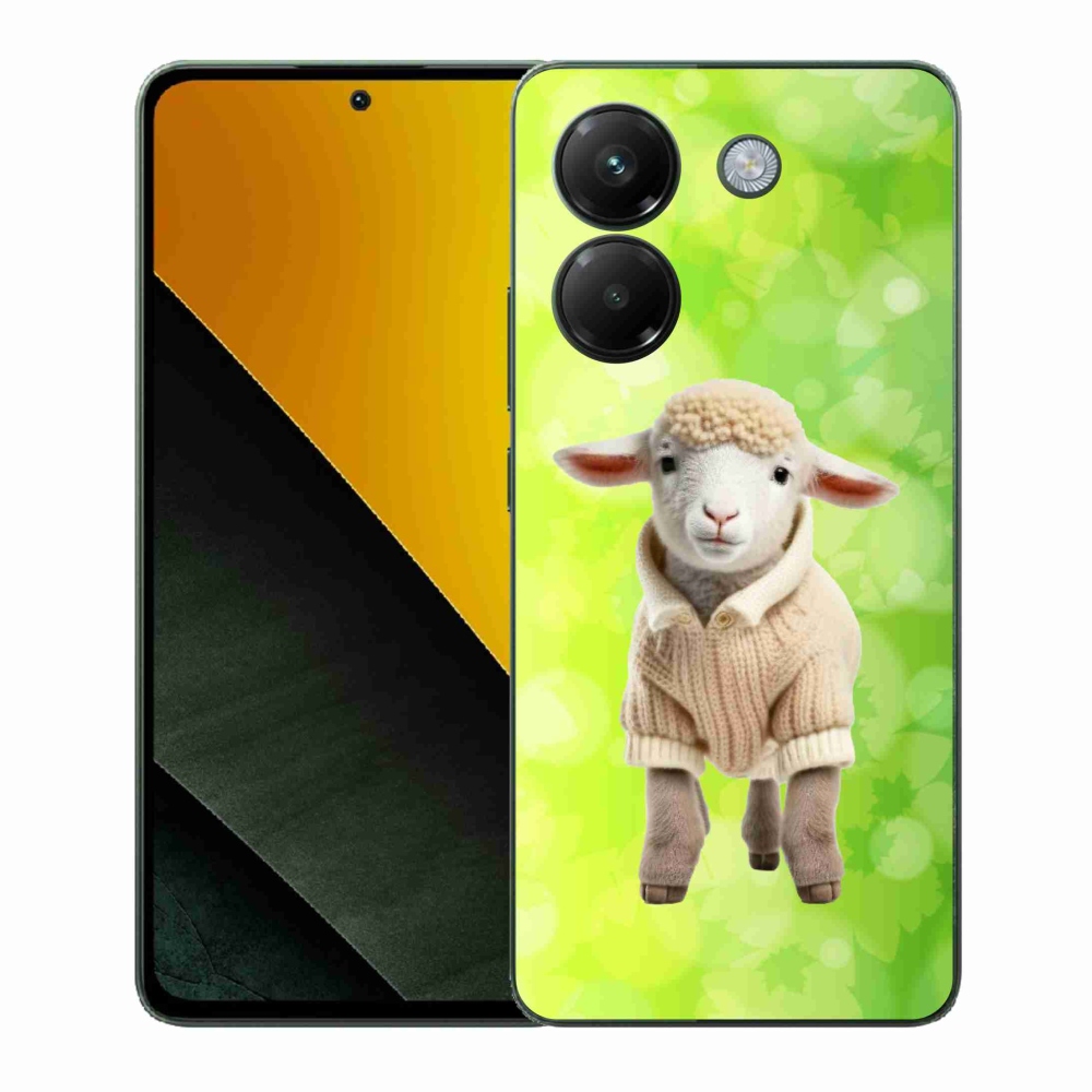 Gél borítás mmCase a Xiaomi Poco M7 Pro 5G-hez - bárány pulóverben