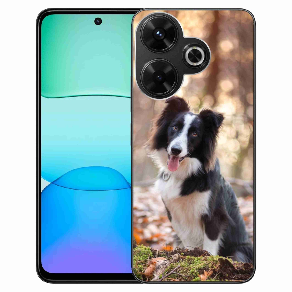 Gél tok mmCase a Xiaomi Redmi 13 4G/Poco M6 4G - border colie 1