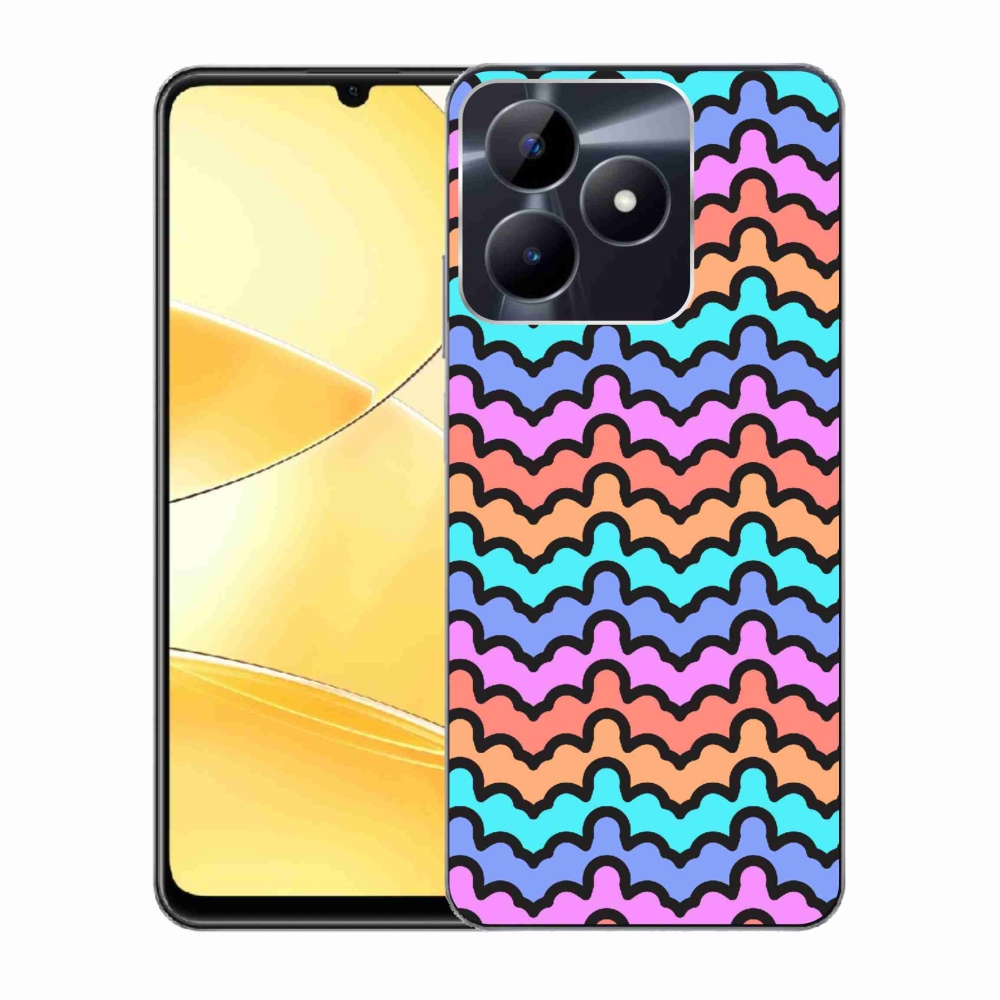Zselés tok mmCase a Realme C51/C53 készülékhez - absztrakt motívum 30
