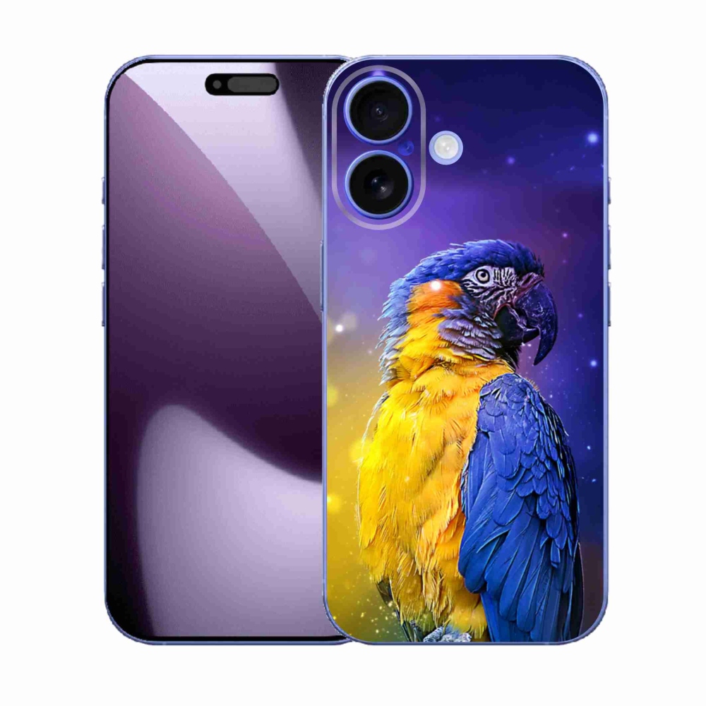 Zselés borítás mmCase iPhone 17 készülékhez - papagáj ara 1