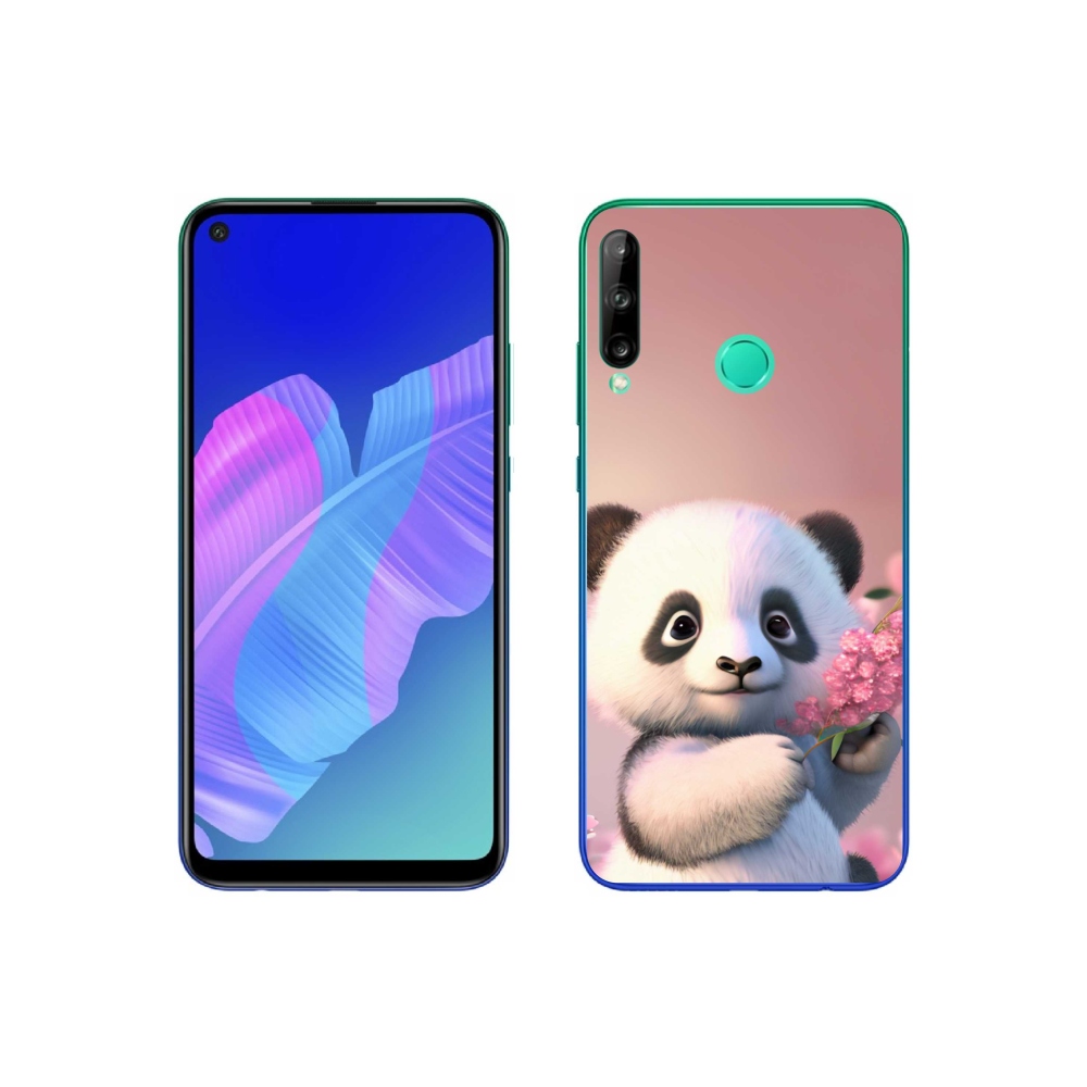 Gél borítás mmCase a Huawei P40 Lite E számára - aranyos panda