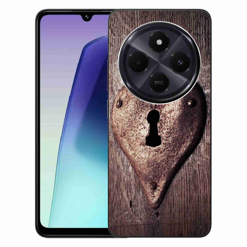 Gél borítás mmCase a Xiaomi Redmi 14C/Poco C75-hez - szív alakú zárral