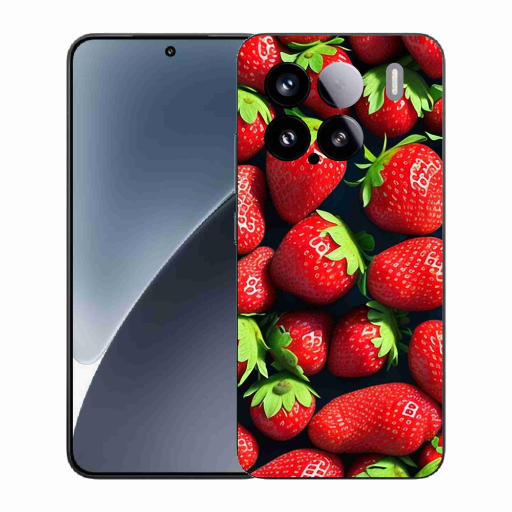 Gél borító mmCase a Xiaomi 15-öshöz - eper