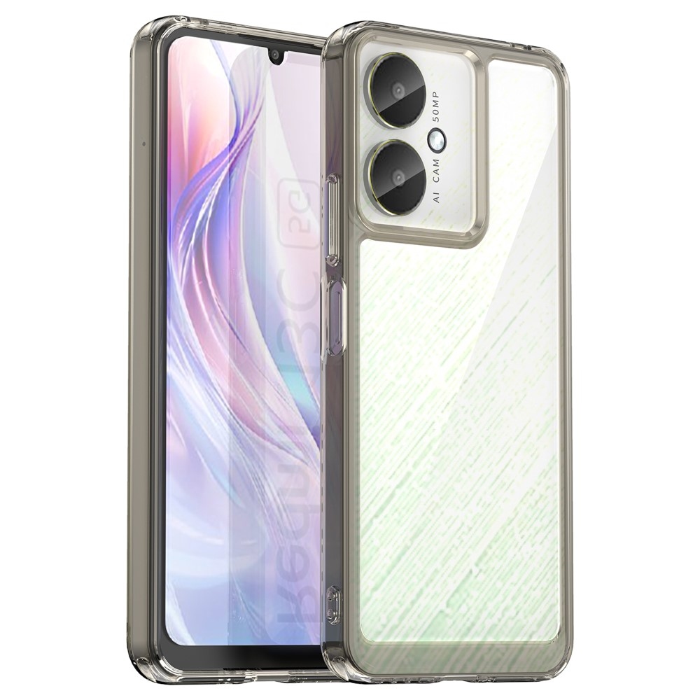 Gél tok rögzített hátlappal a Xiaomi Redmi 13C 5G-re - szürke