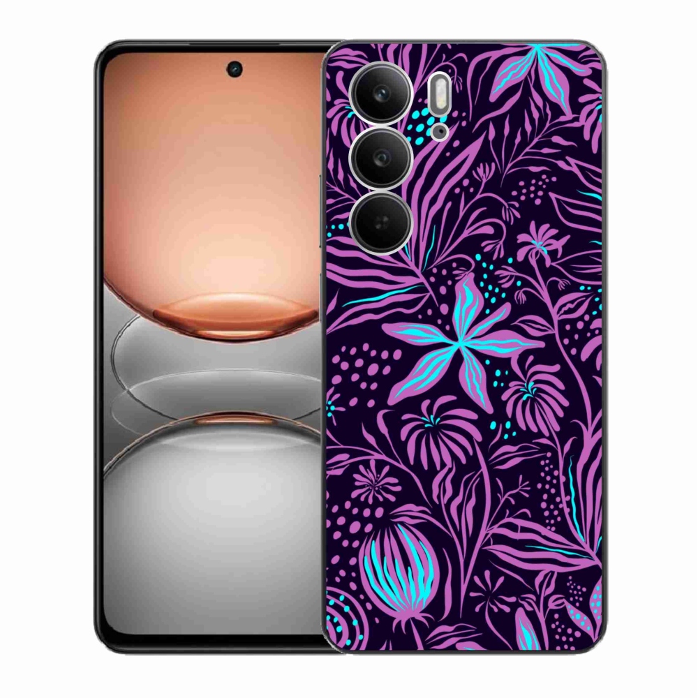 Zselés borító mmCase a Realme C75 készülékhez - virágok 2