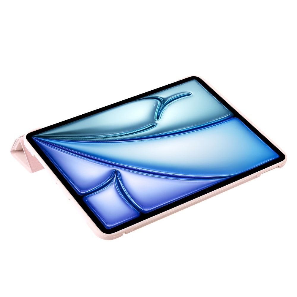 Origamis intelligens pozicionáló táblagép tok iPad Air 13 (2024)/(2025) - rózsaszín