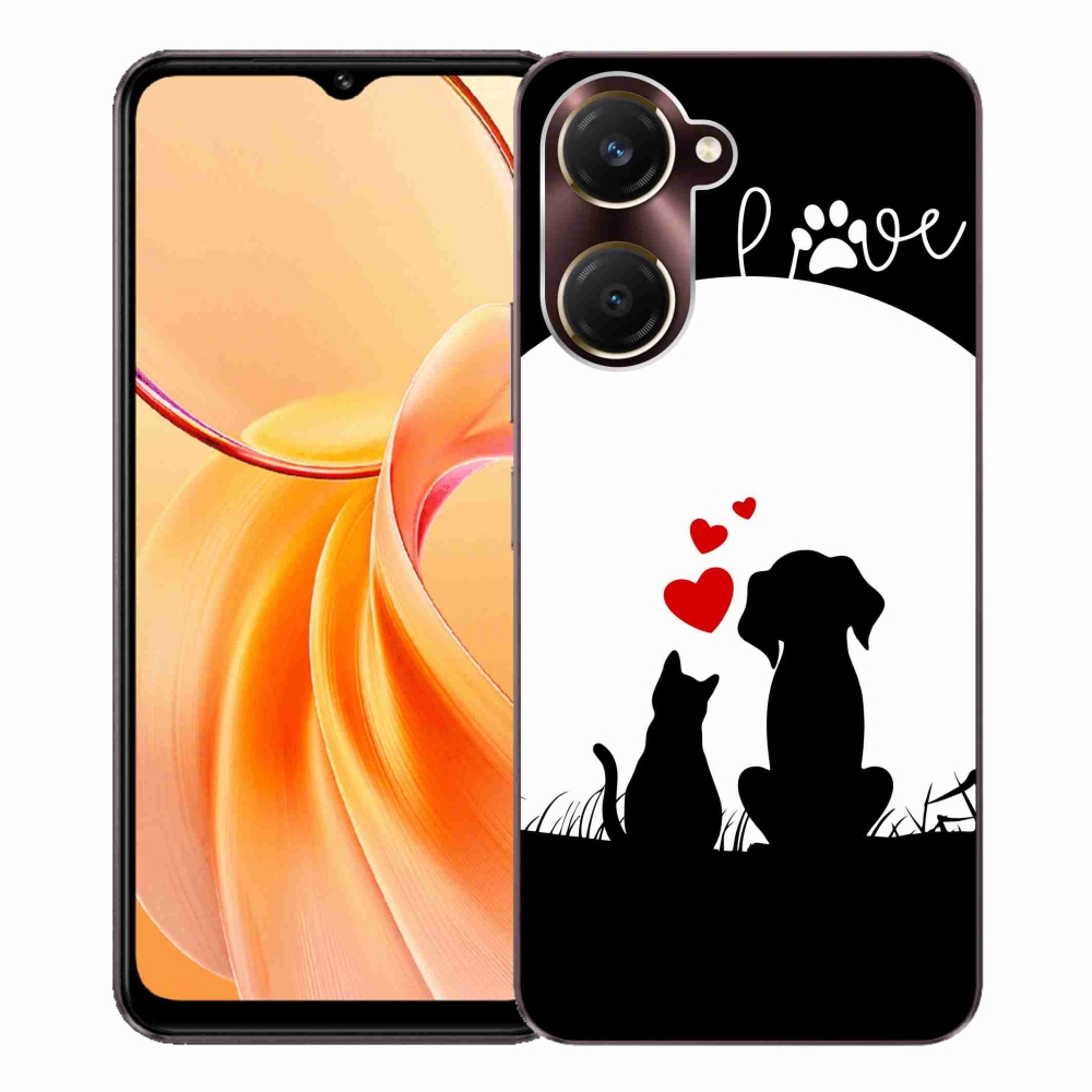 Gél borító mmCase a Vivo Y28s 5G-hez - állati szeretet