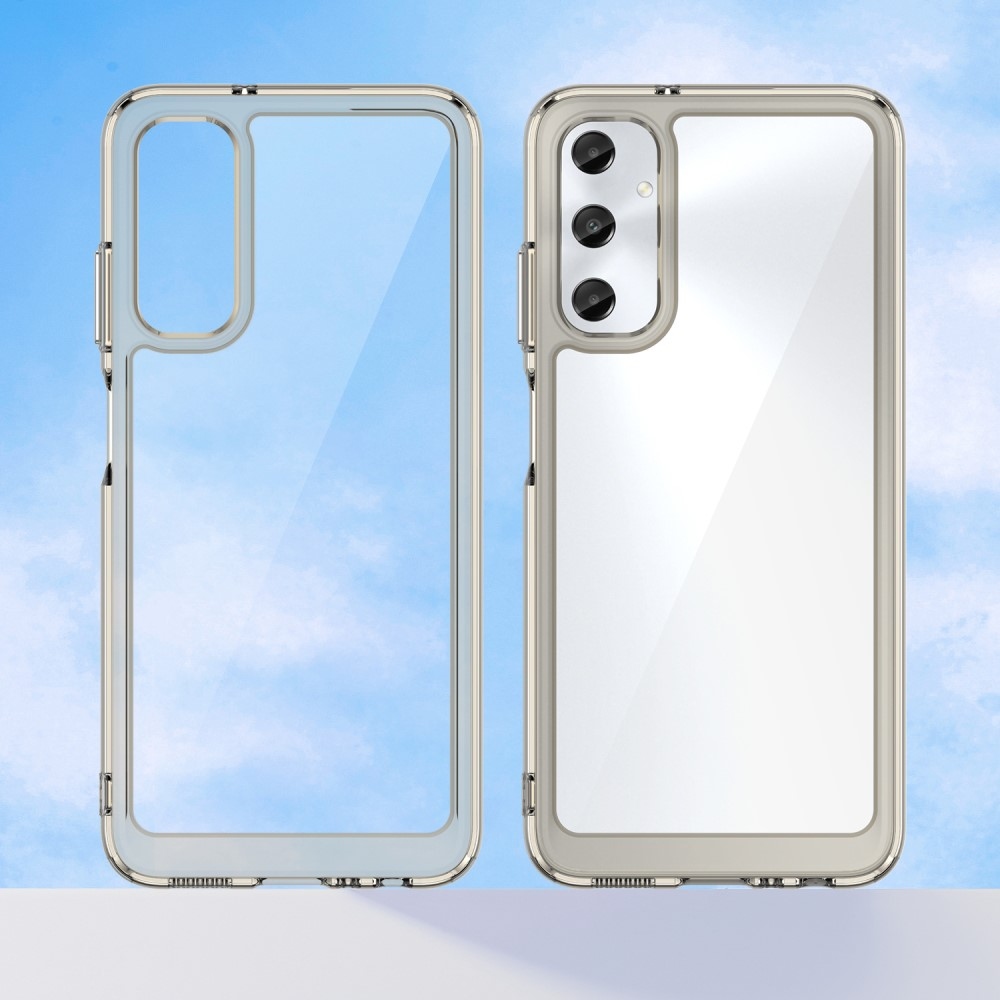 Gél tok kemény hátlappal Samsung Galaxy A05s készülékhez - szürke