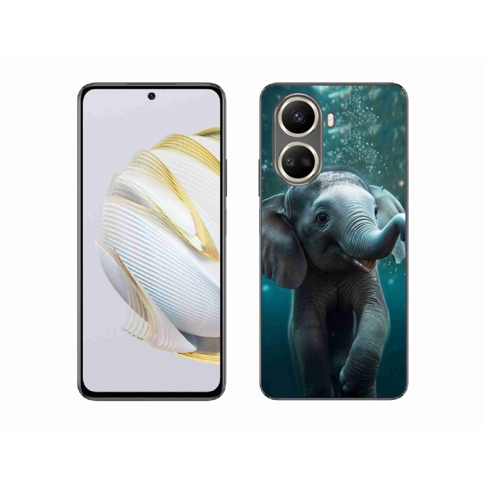 Zselés borítás mmCase a Huawei Nova 10 SE-hez - elefánt a víz alatt
