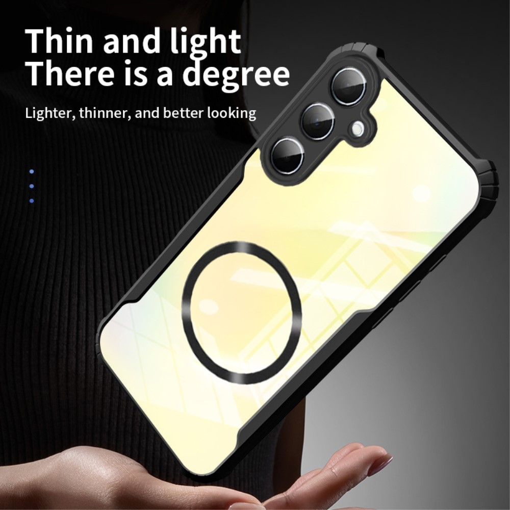 Tartós védőburkolat MagSafe támogatással Samsung Galaxy A36 5G készülékhez - fekete