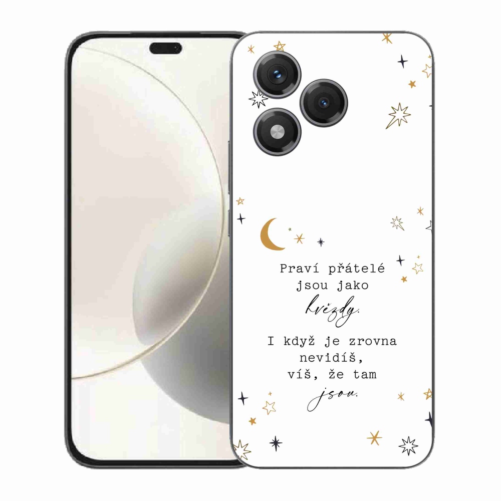 Zselés borító mmCase a Honor 400 Lite készülékhez - idézem 6 fehér háttér