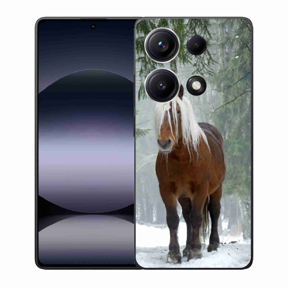 Gél borítás mmCase a Xiaomi Redmi Note 14S-hez - ló az erdőben