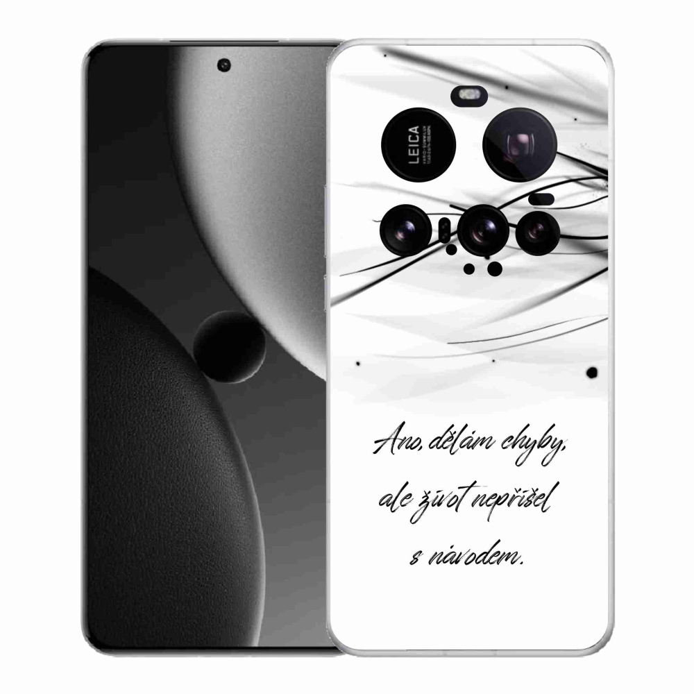 Gél borítás mmCase a Xiaomi 15 Ultra számára - idézem fehér háttér