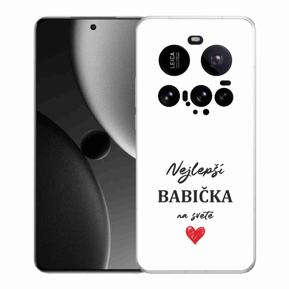Gél borítás mmCase a Xiaomi 15 Ultra - Best Grandma 1 fehér háttérrel
