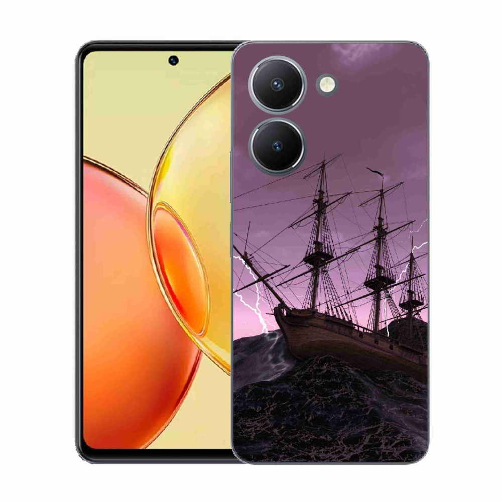 Gélburkolat mmCase a Vivo Y36-hoz - hajó a viharban