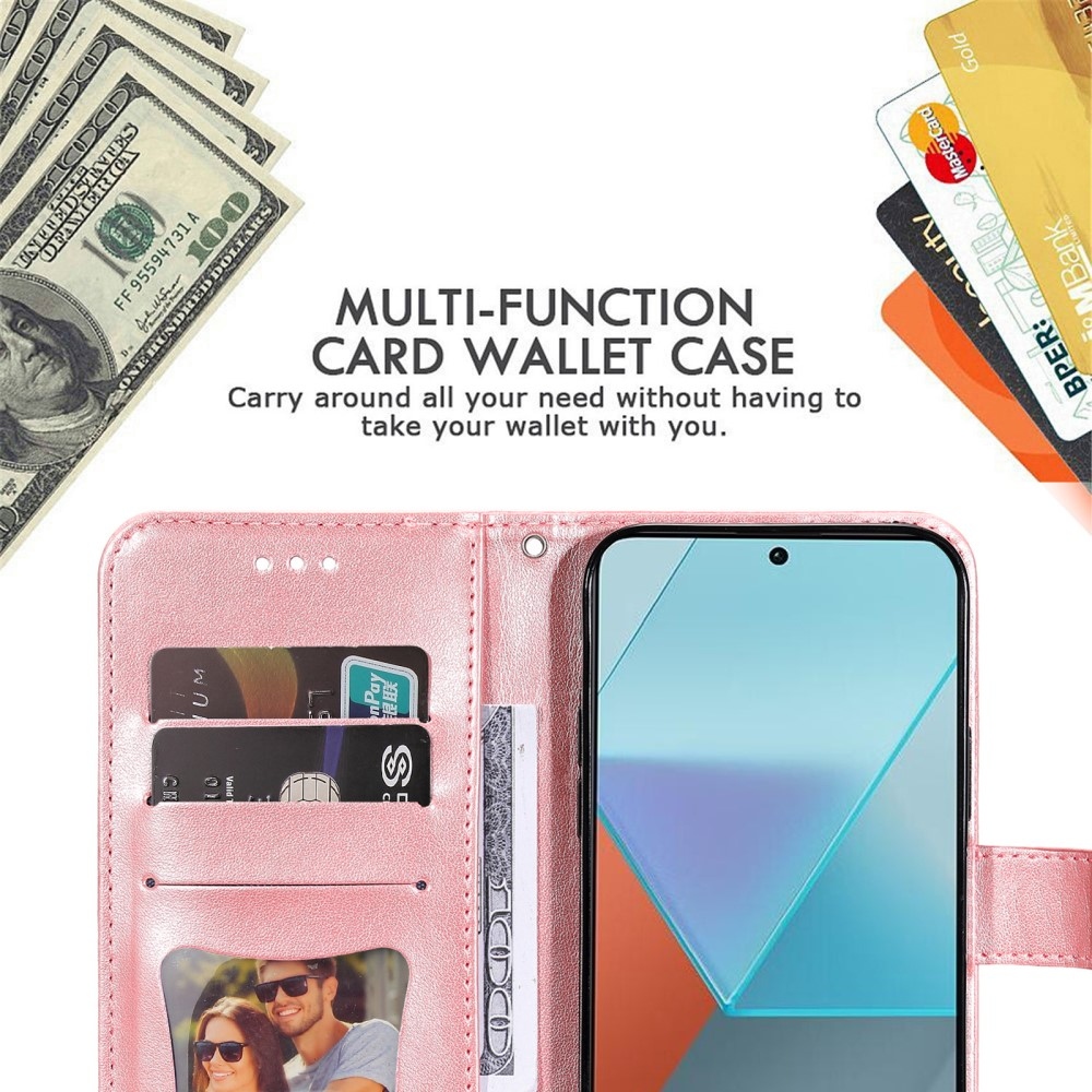 Mandala könyv tok a Xiaomi Redmi Note 13 Pro 5G/Poco X6 5G számára - rózsaszínű