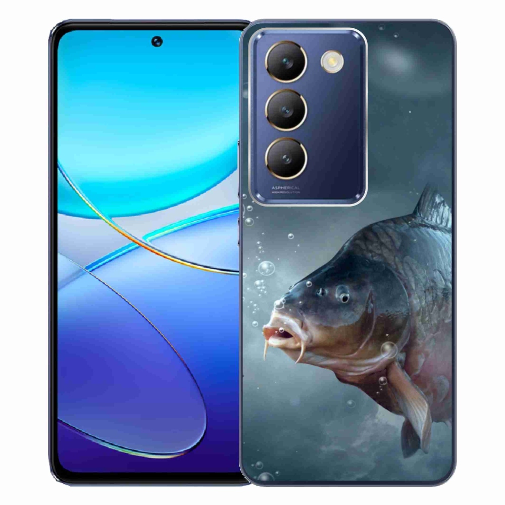 Zselés borítás mmCase a Vivo V40 SE 4G/5G-n - ponty és buborékok