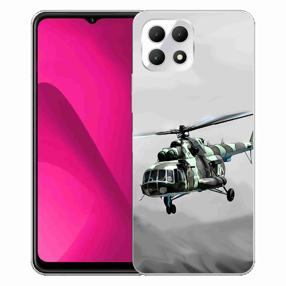 Zselés borítás mmCase a T-Mobile T Phone 2 készülékhez - katonai helikopter