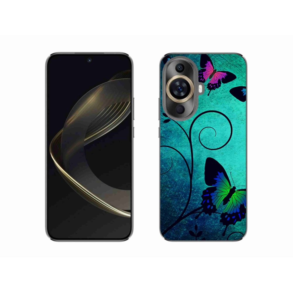 Gél borító mmCase a Huawei Nova 11-en - színes pillangók