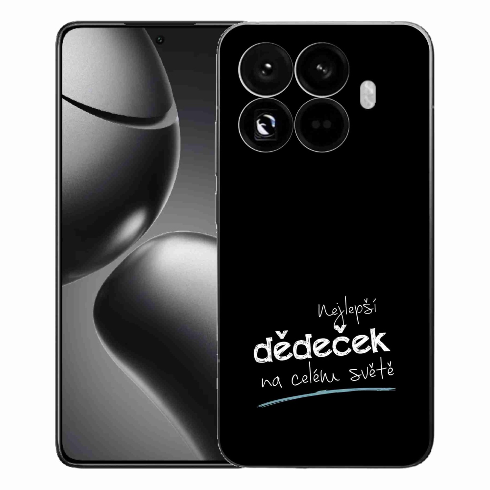 Gél borító mmCase a Xiaomi 15T Pro - a legjobb nagypapa 3 fekete háttérrel