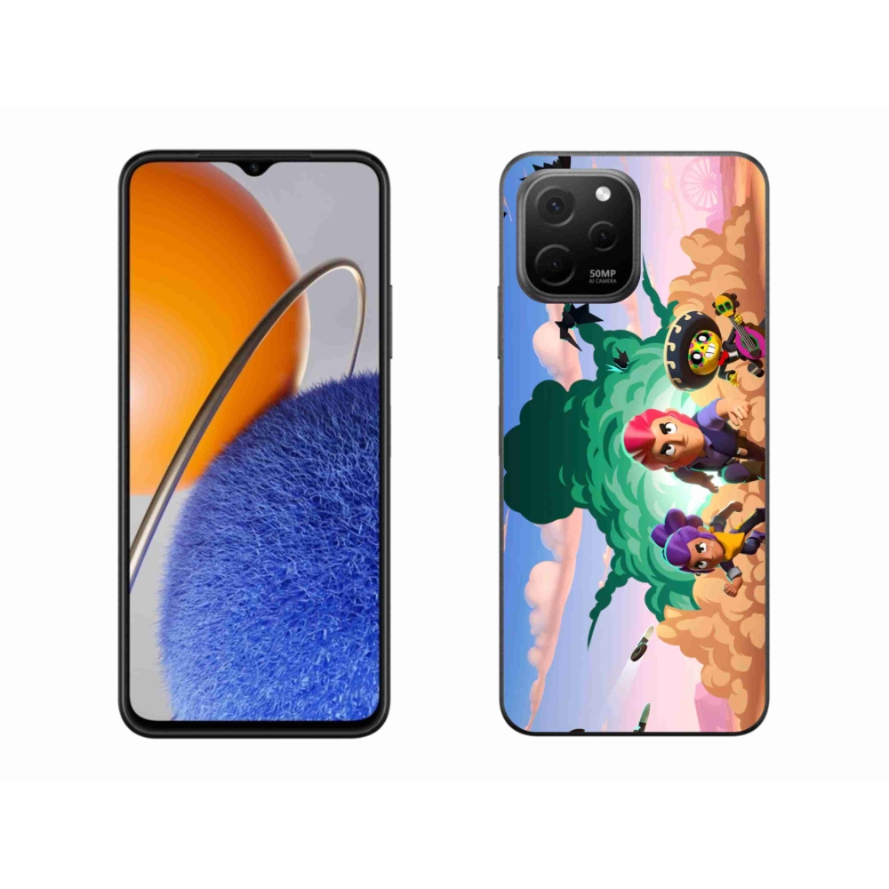 Gél borítás mmCase a Huawei Nova Y61-hez - verekedés csillagok