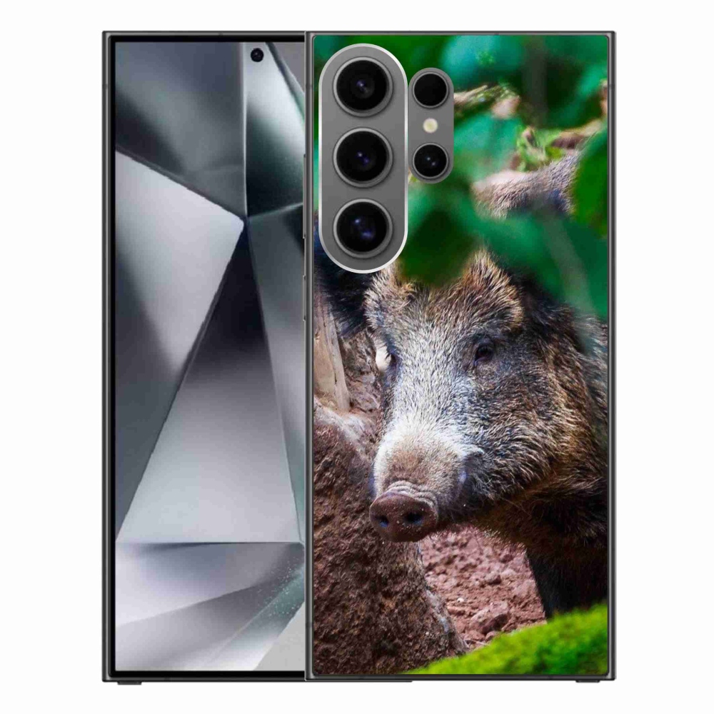 Gél borítás mmCase Samsung Galaxy S24 Ultra készülékhez - vaddisznó