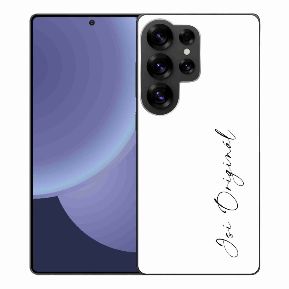 Gél borító mmCase Samsung Galaxy S25 Ultra - Ön az eredeti fehér háttérrel