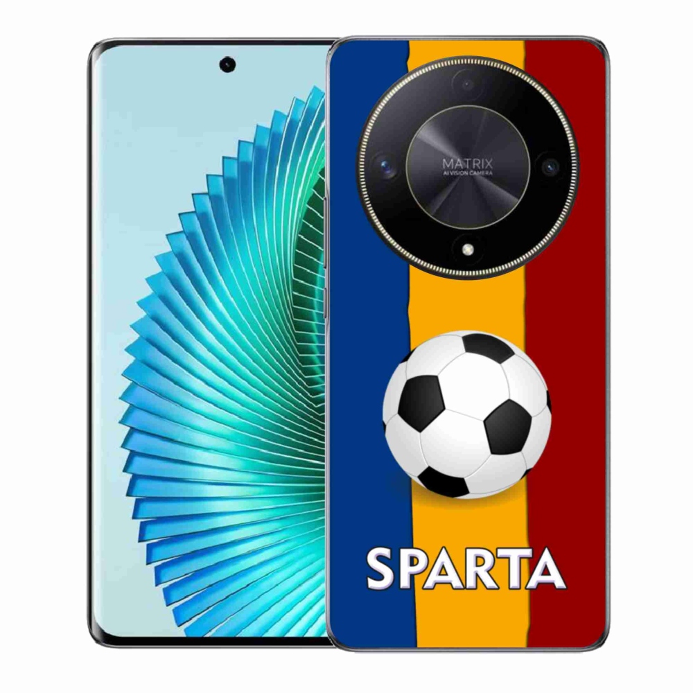 Zselés borítás mmCase a Honor Magic 6 Lite 5G számára - futball 1