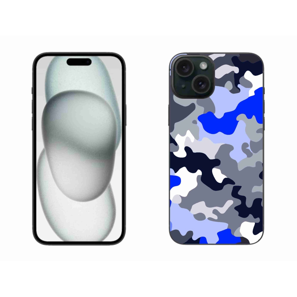 Zselés borítás mmCase iPhone 15 Plus készülékhez - terepszínű minta 8