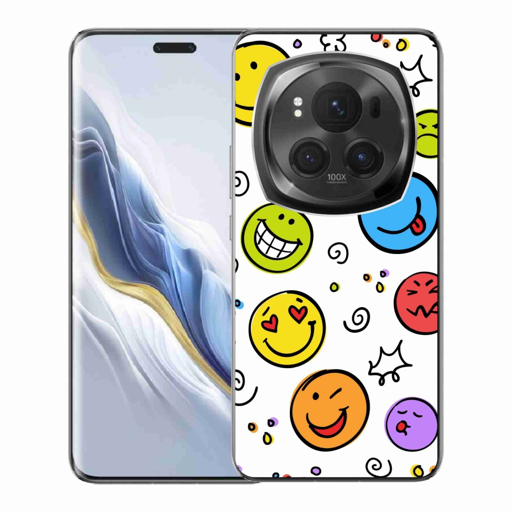 Gél borítás mmCase a Honor Magic 6 Pro 5G készülékhez - smiley-k