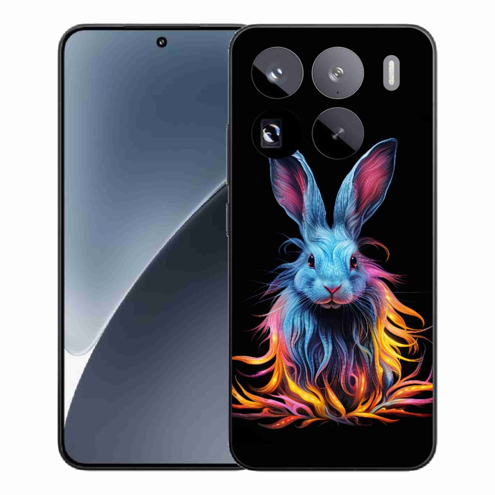 Gél borítás mmCase a Xiaomi 15 Pro számára - absztrakt nyúl