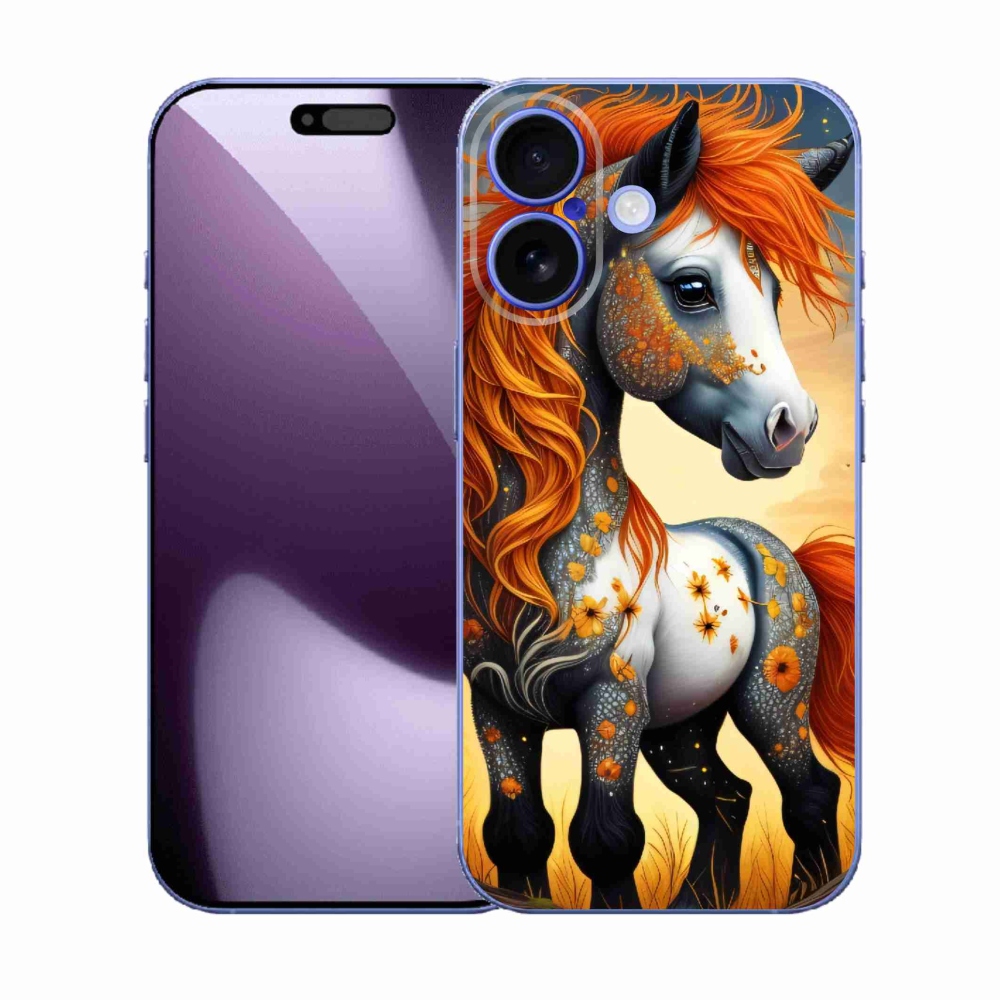 Zselés borítás mmCase iPhone 17 készülékhez - színes póni